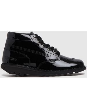 Kickers Hi Mono Boots - Black