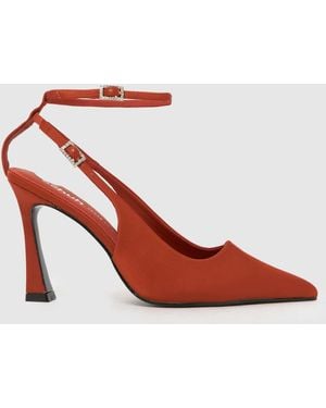 schuh Sunday Court High Heels - Red
