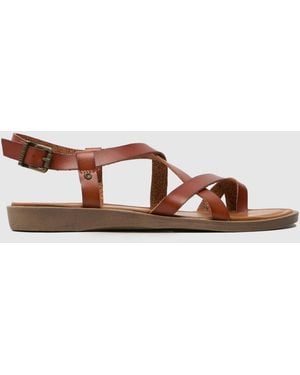 Blowfish Devon Strappy Sandals - Brown