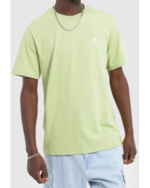Converse Go To Embroidered Star Cotton T-Shirts - Green