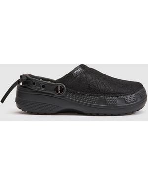 Crocs™ Classic Crafted Lace Clog Sandals - Black