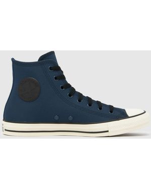 Converse All Star Hi Tectuff Trainers - Blue