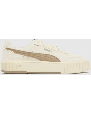 PUMA Carina Mia Trainers - Natural