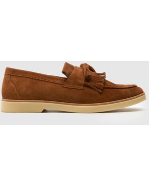 schuh Reggie Loafer Shoes - Brown