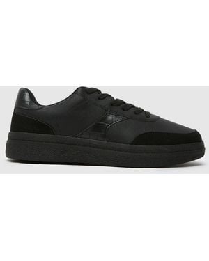 schuh Malani Gum Sole Trainers - Black