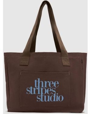 adidas Three Stripes Studio Tote - Brown