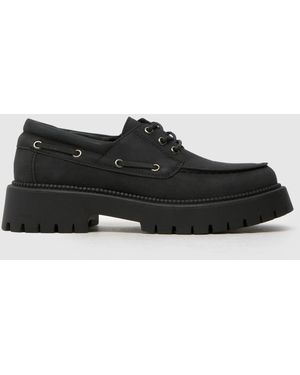 schuh Lowen Boat Flats - Black