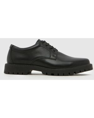 schuh Peri Chunky Lace Up Shoes - Black