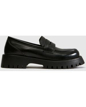 SIMMI Eden Loafer Flats - Black