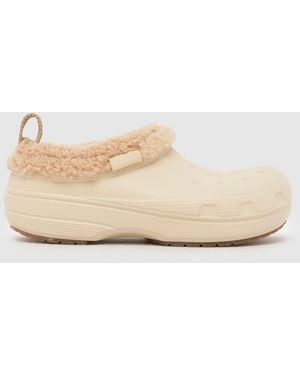Crocs™ Classic Lined Short Boots - Natural
