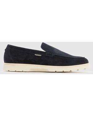 Barbour Carty Loafer Shoes - Blue
