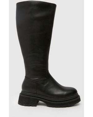 schuh Delma Knee High Boots - Black