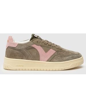 Victoria Seul Suede Trainers - Brown