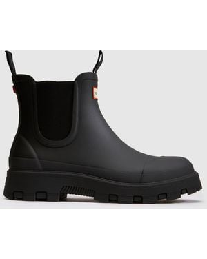 HUNTER Elements Elastic Chelsea Boots - Black