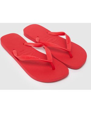 Havaianas Top Flip Sandals - Red