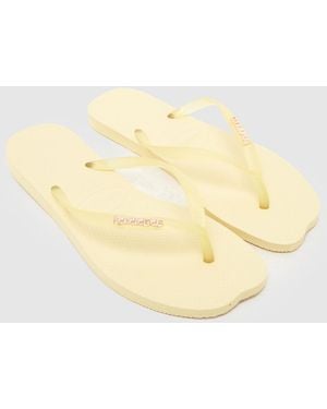 Havaianas Slim Split Sandals - Metallic