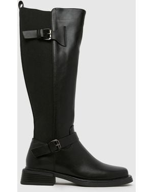 SIMMI Dilly Knee High Riding Boots - Black