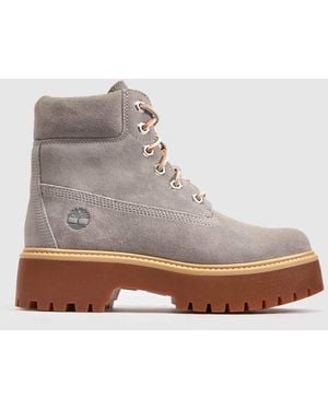 Timberland Stone Street 6 Inch Boots - Grey