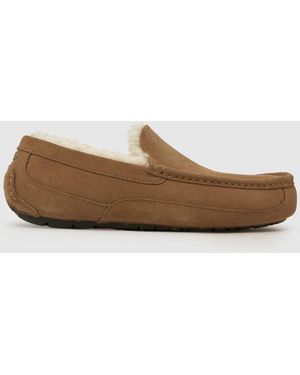 UGG Ascot Wool-lined Suede Slippers - Multicolour