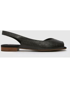 TOMS Briella Slingback Ballet Flat Sandals - Black