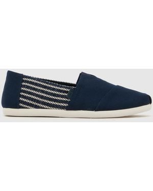 TOMS Alpargata Classic Shoes - Blue