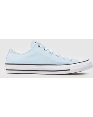 Converse All Star Ox Trainers In - Blue