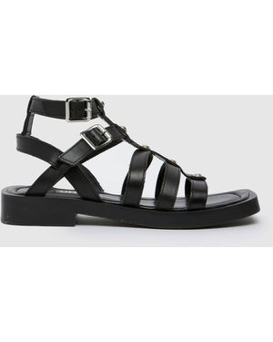 schuh Tempeny Studded Sandals - Black
