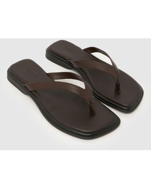 Vagabond Shoemakers Shoemakers Izzy Flip Flop Sandals - Black