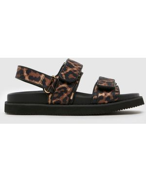 schuh Tiesha Footbed Sandals - Black