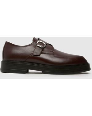 schuh Rocco Monk Shoes - Brown