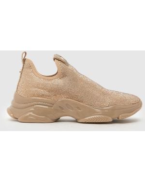Steve Madden Mythical Bling Trainers - Natural