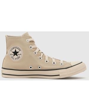 Converse All Star Hi Trainers - Natural