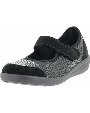 Florett Spangenschuh Stretch Schw - Schwarz