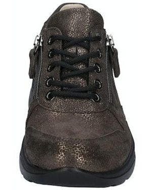 Waldläufer Komfort Schnürschuhe - Schwarz