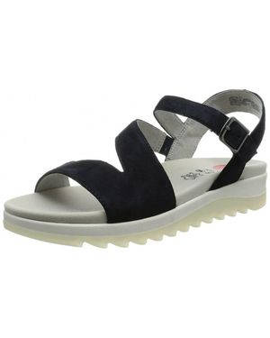 Jana Damen 8-8-28600-26 Sandalette Recycled Pet, Relax, Remo - Schwarz
