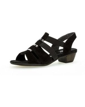 Gabor Schwarze Damensandalen Stilvolle Option