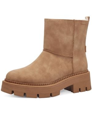 Tamaris Damen Elegante Stiefelette Winterschuhe 1-26439-43 3 - Braun