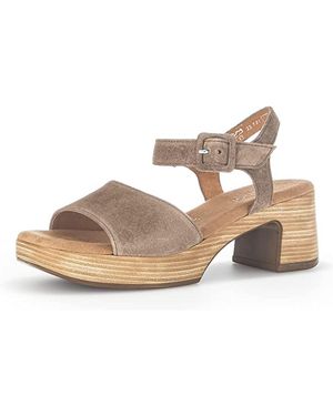 Gabor Damen Riemchensandalen, Frauen Sandalen,Moderate Mehrw - Braun