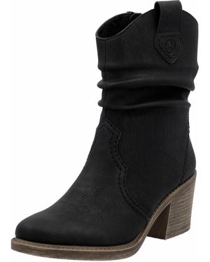 Rieker Schwarze Damenstiefel Für Verschiedene Aktivitäten