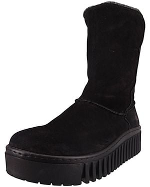 Art Damen Winterstiefel Stiefel Brighton Gefüttert 1511 - Schwarz