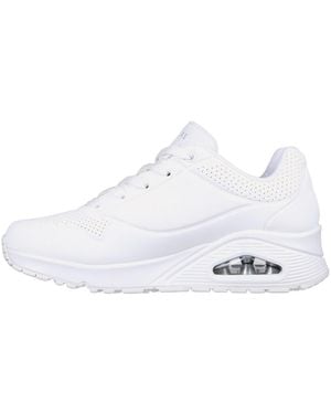Skechers Damen Uno Stand On Air Sneakers - Weiß