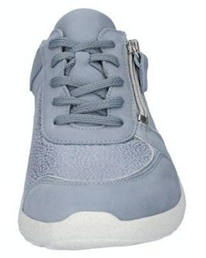 Waldläufer Damen-Schnürhalbschuhe - Blau