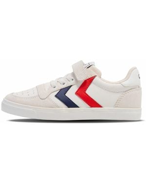 Hummel Slimmer Stadil Leather Low Jr - Weiß