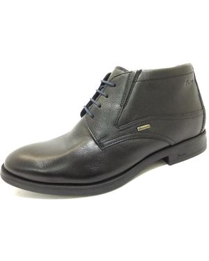 Sioux Schnür-Stiefeletten - Schwarz