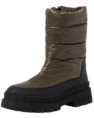 Tamaris Grüne Damen Winterstiefel Stylischer Reißverschluss - Braun