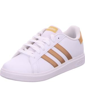 adidas Kinder Grand Court Sustainable Lace Schuhe - Weiß