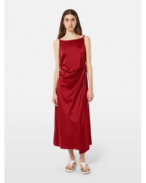 Scotch & Soda Gathered Satin Dress