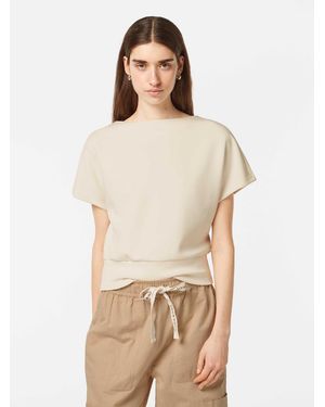 Débardeur Sweat Tencel Sans Manches Femme Scotch & Soda - Col Bateau, Coupe Décontractée Et élégante