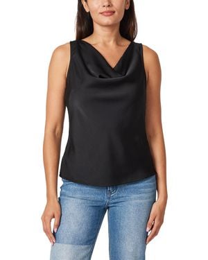 Scotch & Soda Sleeveless Draped Top - Black