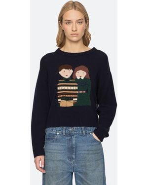 Sea Patton Sweater - Blue
